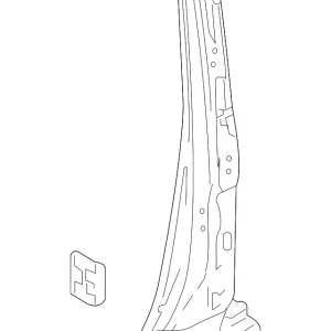 Center Pillar Reinforced - Mazda (TK48-70-360)