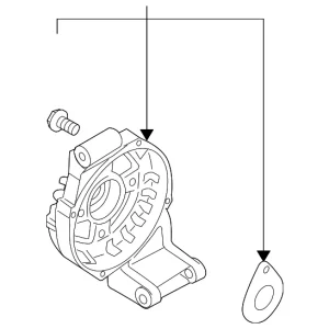 Front Cover - Mazda (LFB6-18-W25)