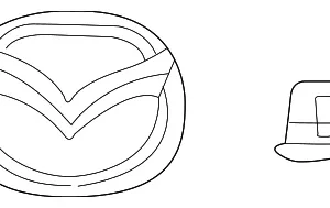 Emblem - Mazda (T033-51-730)