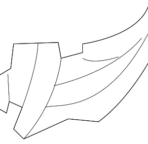 Rear Gutter - Mazda (F151-71-441A)