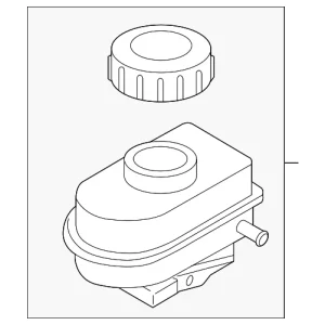 Master Cylinder Reservoir - Mazda (NE61-43-55ZB)