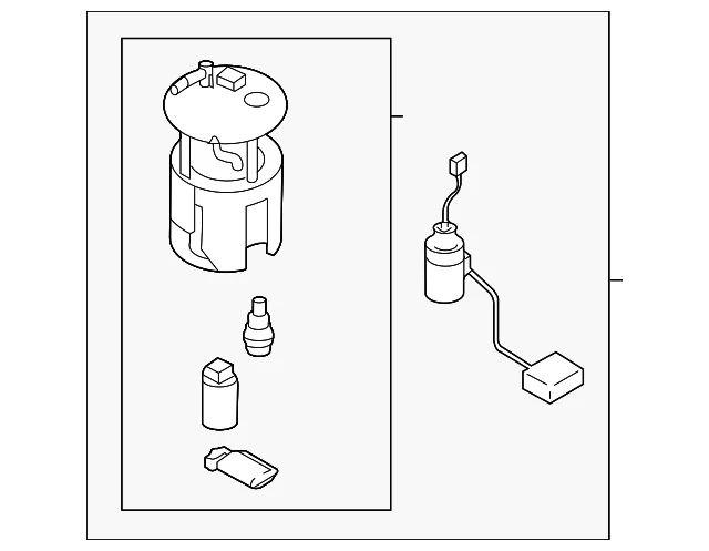 Fuel Pump Assembly - Mazda (LFB6-13-35XB)