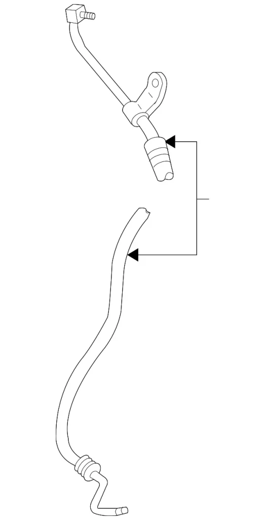 Pressure Hose - Mazda (1F22-32-490)
