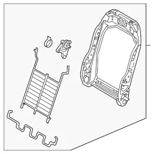 Seat Back Frame - Mazda (BDTS-88-680)