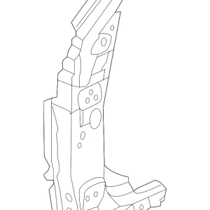 Hinge Pillar Reinforced - Mazda (B45A-70-030)