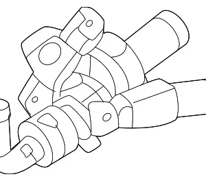 Water Outlet - Mazda (CWJ2-15-17Z)