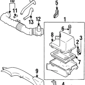 Vent Hose - Mazda (JE96-13-741)