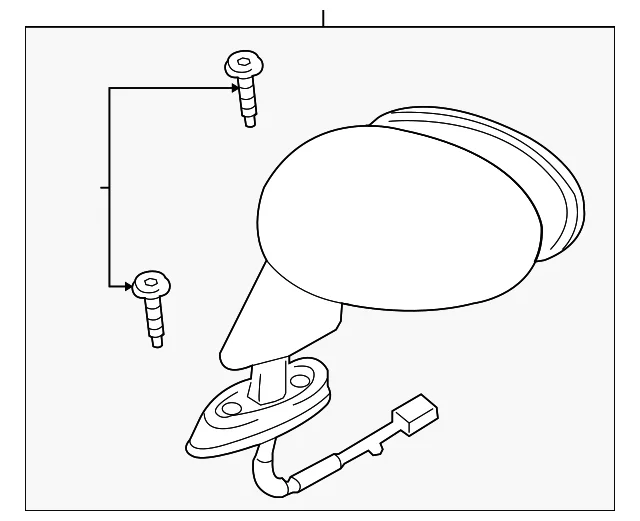 Mirror Assembly - Mazda (NE51-69-120H-67)