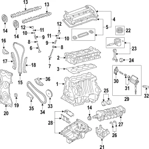 Piston Assembly - Mazda (L3YH-11-010)
