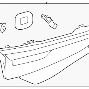Lamp(R) Trunk Lid - Mazda (EX38-51-3F0)