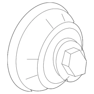 Axle Nut - Mazda (GAM6-33-042)