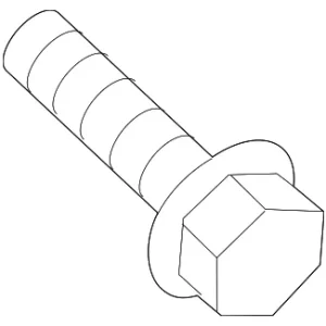 Adjuster Upper Bolt - Mazda (KD47-57-811)
