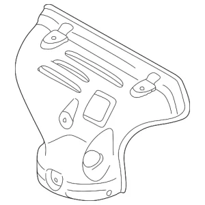 Heat Shield - Mazda (ZM01-13-390)