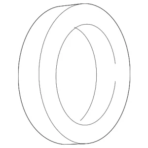 Filler Neck Grommet - Mazda (DR62-76-677)