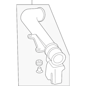 Air Inlet Duct - Mazda (FSD7-13-200D)