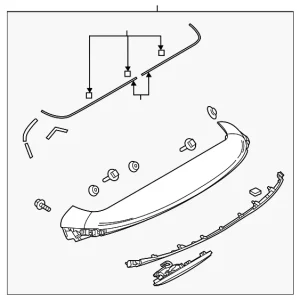 Spoiler - Mazda (TK48-51-960G-13)