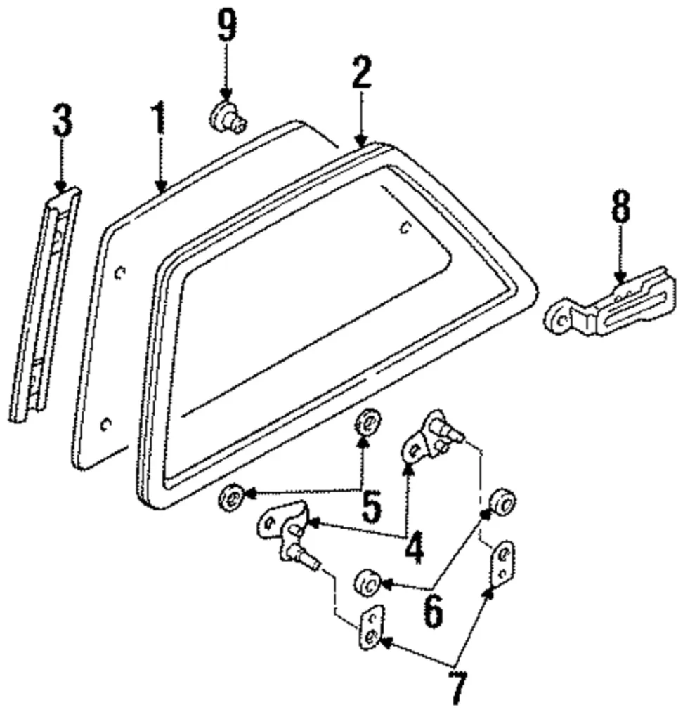 Molding - Mazda (B467-50-F20)
