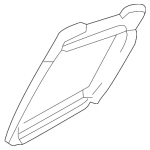 Weatherstrip - Mazda (GHK1-72-651E)