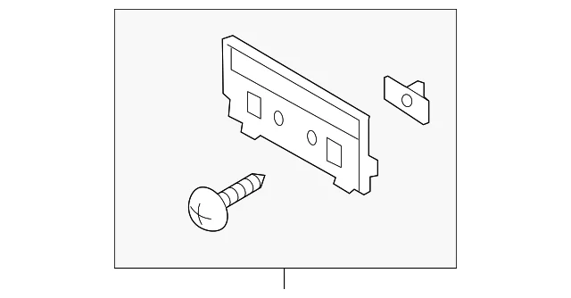 License Bracket - Mazda (GSH7-50-170)