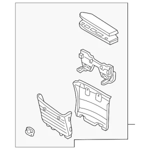 Armrest Assembly - Mazda (T002-68-4MXA-02)