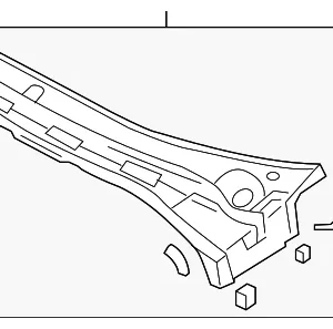 Cowl Grille - Mazda (BA6R-50-7S0G)
