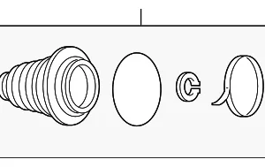 Inner Boot - Mazda (RTA4-22-540)