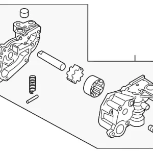 Oil Pump - Mazda (P5PW-14-100)