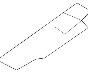 Upper Rail Rear Bracket - Mazda (BCJH-53-29Y)
