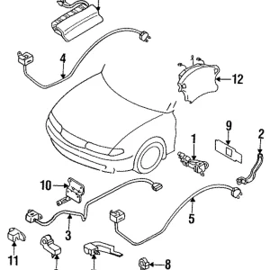 Impact Sensor - Mazda (GA2A-57-K40C)