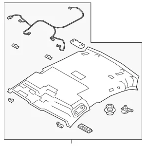 Ceiling Top - Mazda (BDWP-68-03ZH-75)