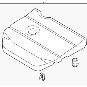 Engine Cover - Mazda (LF96-10-2F0C)