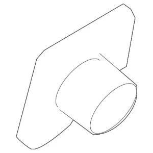 Vent Glass Nut Plate - Mazda (1243-58-543)
