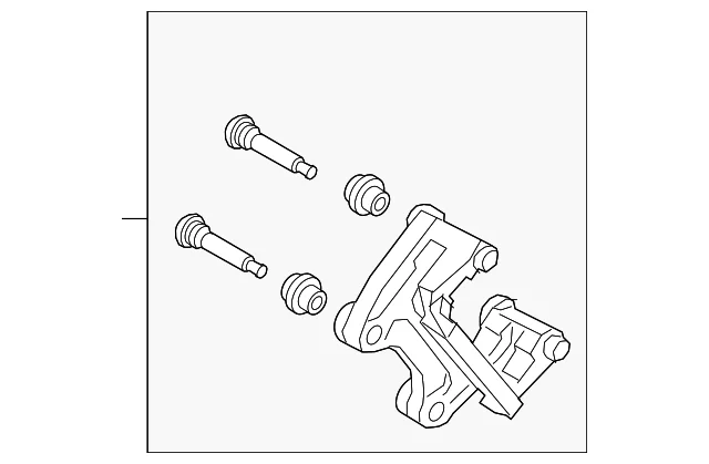 Caliper Mount - Mazda (KAY0-26-28X)