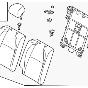 Seat Back Assembly - Mazda (DGH9-57-400-45)