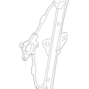 Window Regulator - Mazda (F151-58-590E)