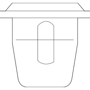 Nameplate Clip - Mazda (F151-51-958)