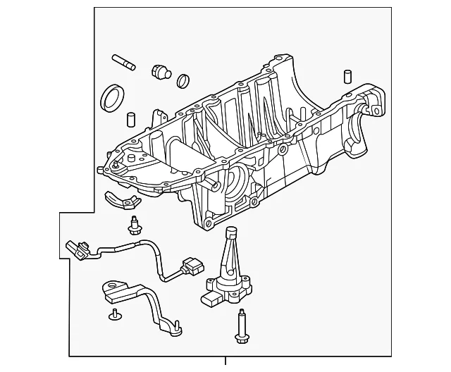 Oil Pan - Mazda (H3Y1-10-4A0)