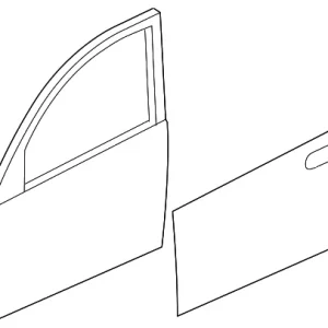 Door Shell - Mazda (BBY4-58-02XF)