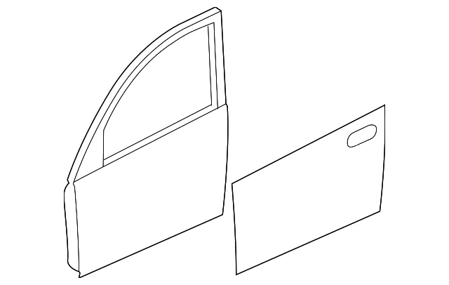 Door Shell - Mazda (BBY4-58-02XF)