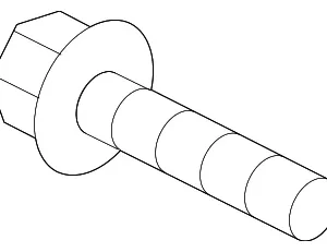 Mount Panel Screw - Mazda (9974-00-516B)