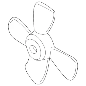 Fan Blade - Mazda (ZL04-15-140)
