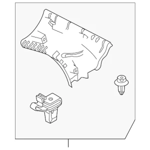 Upper Quarter Trim - Mazda (DR61-68-250-75)