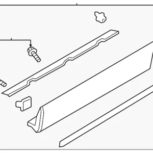 Lower Molding - Mazda (TK49-51-RC0B)