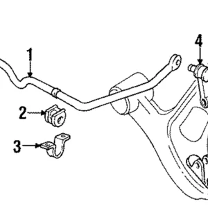 Strut Rod - Mazda (FC01-34-170)
