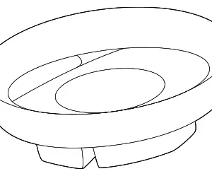 Filler Cap Rubber Seal - Mazda (PXK7-10-233)
