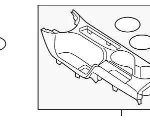 Finish Panel - Mazda (DM0P-64-43YA-02)