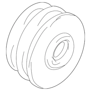 Engine Crankshaft Pulley - Mazda (B6BF-11-400A)