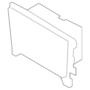 Radio Panel - Mazda (EH44-66-AH0B)
