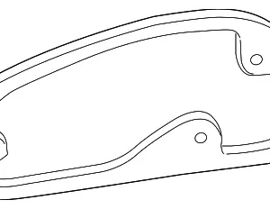 Lens & Housing Gasket - Mazda (EH44-51-19YA)