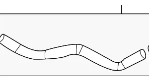 Water Hose - Mazda (PX28-15-1J0A)